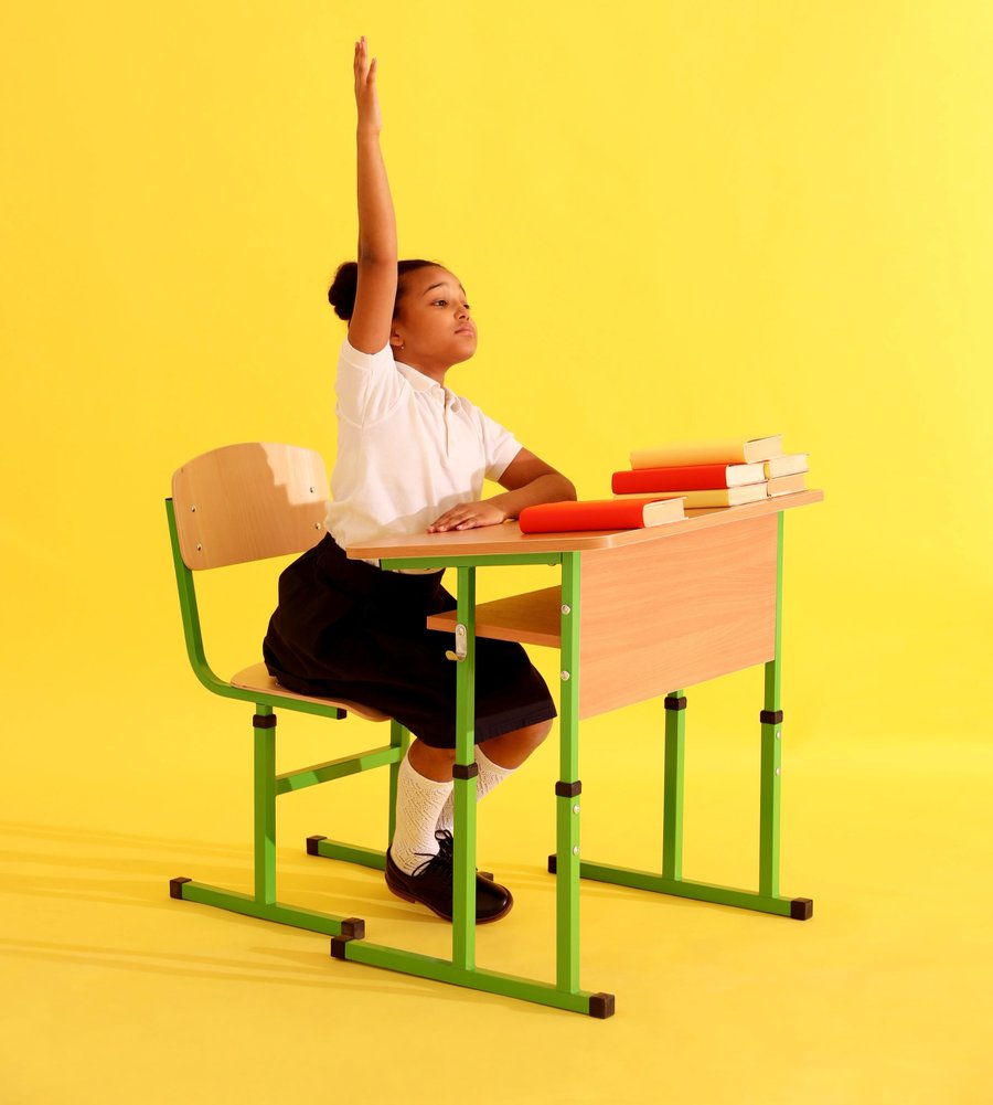 A student engaged in class at Focus Point